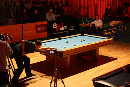 Pool Show Down Shane van Boening vs. Dimitri Jungo - March 2010 Biel Switzerland - www.swissbillard.ch