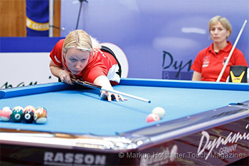 EM Pool Billard 2010 Zagreb - Jasmin Ouschan -
            www.swissbillard.ch