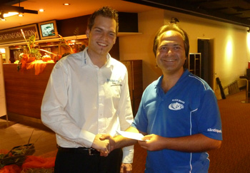 Dimitri Jungo gewinnt das Sntispark-Open 2010