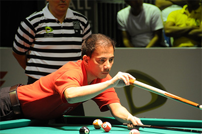 Dennis Orcullo (Orcollo) Philippinischer Pool Pro gewinnt die Pool 8-Ball WM 2011 