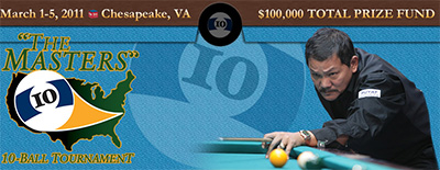 Plakat Master 10-Ball Pool Turnier 2011