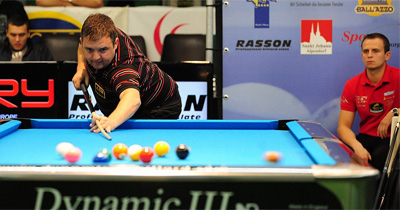 Chris Melling an der Eurotour in Sankt Johann 2011