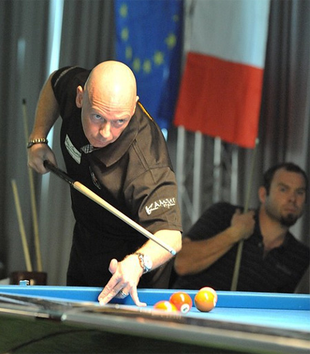 Ralf Souquet verliert gegen Jonni Fulicher an der Eurotour in Treviso 2011