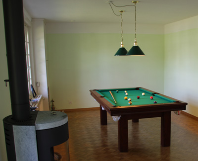 Billardlampen einzel - messing grün