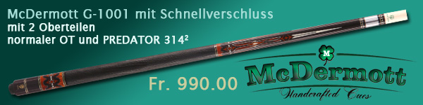 Sport 64 Swissbillard Billardfachgeschäft Web-Shop - Cue of the month